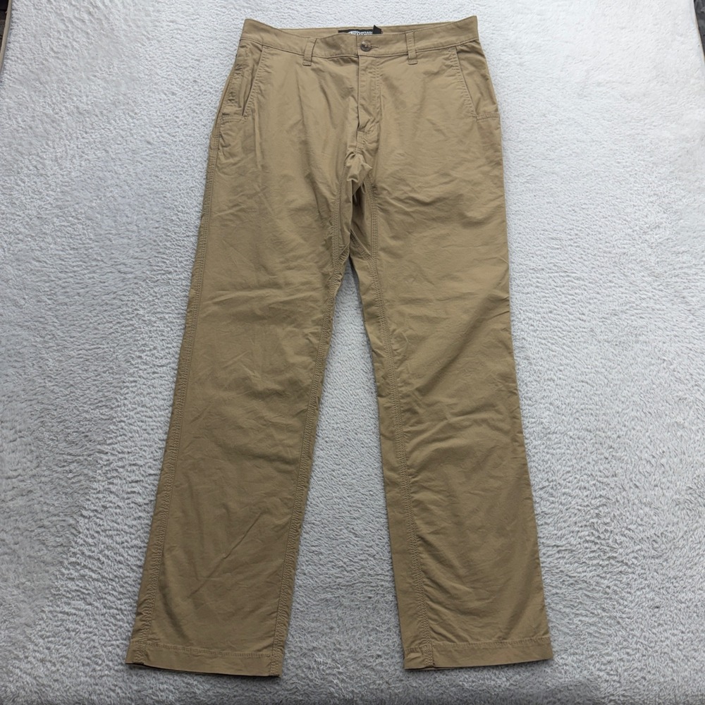 Mountain Khakis Mens 31x30 Modern Fit Tan Cotton Stretch Chino Pants